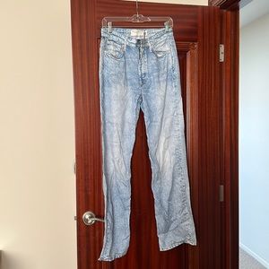 Rag & bone.Luna Alex liquid high rise straight denim pant. Size 27. Never worn.